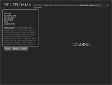 Tablet Screenshot of philfeldman.com